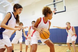 Physical dribbling passing school youth